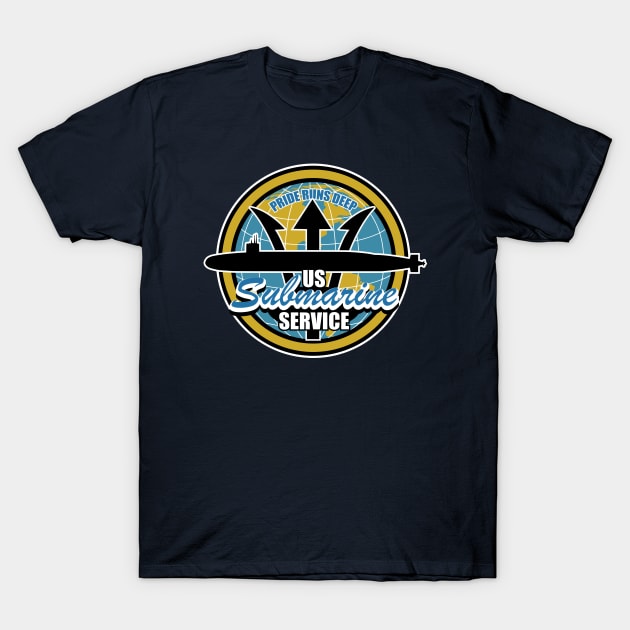 US Submarine Service T-Shirt by TCP